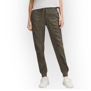 Lululemon Dance Studio Mid Rise Full Length Joggers Army Green